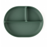 Petite&Mars Take&Match 6m+ sektoriteks jagatud taldrik iminapaga Misty Green 1 tk