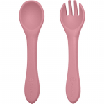 Petite&Mars Take&Match Silicone Plate taldrik iminapaga Dusty Rose 6 m+ 1 tk
