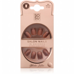 SOSU Cosmetics Salon Nails Kunstk&uuml;&uuml;ned varjund Mocha Latte 30 tk