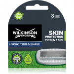 Wilkinson Sword Hydro Trim and Shave Skin Protection For Body and Balls Varuharjapead 3 tk