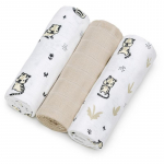 T-TOMI TETRA Cloth Diapers HIGH QUALITY riidest m&auml;hkmed Tigers70x70 cm 3 tk