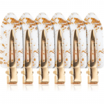 Brushworks Gold Flake No Crease Clips Juuksen&otilde;elad l&auml;bipaistev 6 tk
