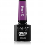 Claresa SoakOff UV/LED Color Neon Geelk&uuml;&uuml;nelakk varjund 12 5 g