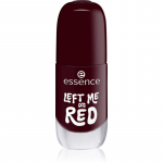 essence Gel Nail Polish Geelk&uuml;&uuml;nelakk varjund 12 LEFT ME on RED 8 ml