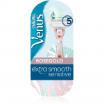 Gillette Venus Extra Smooth Sensitive Pardel + varuharjapead RoseGold 1 tk