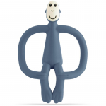 Matchstick Monkey Teething Toy and Gel Applicator n&auml;rimism&auml;nguasi kaks-&uuml;hes pintsliga Airforce Blue 1 tk