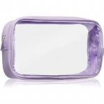 Notino Travel Collection Medium Clear Organizer L&auml;bipaistev meigikott M Purple 24x12,5x5 cm 1 tk