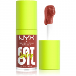 NYX Professional Makeup Fat Oil Lip Drip Huule&otilde;li varjund Splash Of Cream 4.8 ml