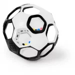 Oball Rattle Goals&trade; sensoorne pall Black & White 0m+ 1 tk
