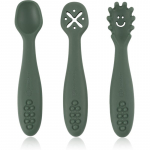 Petite&Mars Take&Match 6m+ lusikas lastele Misty Green 3 tk
