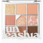 Unleashia Glitterpedia Eye Palette Lauv&auml;rvipalett varjund No.3 All of Coral Pink 6.2 g
