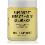 Youth To The People Superberry Hydrate + Glow Dream Mask Mask s&auml;ra andmiseks ja niisutamiseks 59 ml