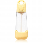 b.box Bottle with Straw pudel k&otilde;rrega Lemon Twist 600 ml