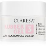Claresa Rubber Gel Construction Gel UV/LED Pikendav geel-k&uuml;&uuml;nelakk varjund 03 45 g