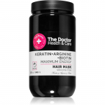 The Doctor Keratin + Arginine + Biotin Maximum Energy Keratiinimask juustele 946 ml