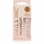 Nails Inc. #NailingLife Press-On Nails Kunstk&uuml;&uuml;ned varjund Classic Kim Classic French Tip Square-Shaped 33 tk