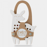 Milin Big Wooden Lacing Toy Little Deer Emily aktiveeriv m&auml;nguasi 18 cm x 13 cm x 0,7 cm 1 tk