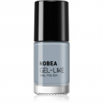 NOBEA Day-to-Day Gel-like Nail Polish Geeliefektiga k&uuml;&uuml;nelakk varjund Cloudy grey #N10 6 ml