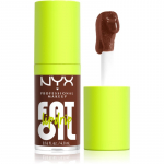 NYX Professional Makeup Fat Oil Lip Drip Huule&otilde;li varjund Livin The Cream 4.8 ml