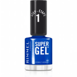 Rimmel Super Gel Geelk&uuml;&uuml;nelakk ilma UV / LED-lampide kasutamiseta varjund 100 Cobalt Heaven 12 ml