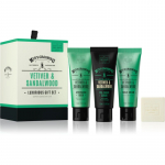 Scottish Fine Soaps Men&rsquo;s Grooming Vetiver & Sandalwood komplekt habemele Mle
