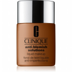 Clinique Anti-Blemish Solutions&trade; Liquid Makeup V&auml;ga hea katvusega jumestuskreem rasusele akne kalduvustega nahale varjund WN 122 CLOVE 30 ml