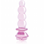 Dream Toys Glaze Glass 5.5" Rosebud Beaded Plug Anaaltapp 14 cm
