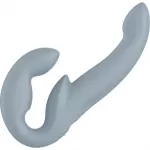 Fun Factory Share Vibe Pro Topelt Dildo vibreeriv Cool grey 14 cm