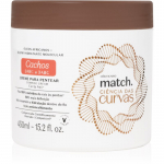 oBotic&aacute;rio Match. Science of Curves Juustesse j&auml;etav hooldus kammimise kergendamiseks 450 ml