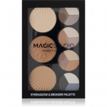 Magic studio Eyeshadow & Bronzer Palette Multifunktsionaalne n&auml;opalett 23 g