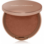 Nude by Nature Flawless Pressed Powder Foundation Kompaktne puuder-jumestuskreem varjund C8 Chocolate 10 g
