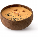 Tropicandle Vanilla & Caramel l&otilde;hnak&uuml;&uuml;nal puidust taht 350 ml