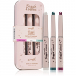 Barry M Dazzle & Define Metallic Crayon Metalliktooni silmalainer s&auml;&auml;stupakk 3 x 1,4 g 3x1,4 g