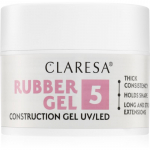 Claresa Rubber Gel Construction Gel UV/LED Pikendav geel-k&uuml;&uuml;nelakk varjund 05 45 g