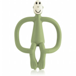 Matchstick Monkey Teething Toy and Gel Applicator n&auml;rimism&auml;nguasi kaks-&uuml;hes pintsliga Olive 1 tk