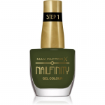 Max Factor Nailfinity Gel Colour Geelk&uuml;&uuml;nelakk ilma UV / LED-lampide kasutamiseta varjund 595 Green Room 12 ml