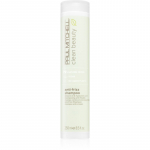 Paul Mitchell Clean Beauty Anti-Frizz Silendav &scaron;ampoon ohjeldamatutele ja k&auml;haratele juustele 250 ml