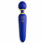 ROMP 2v1 ROMP FLIP Wand Massager Wand Masseerija ja Vibraator Blue 22,5 cm