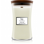 Woodwick Solar Ylang l&otilde;hnak&uuml;&uuml;nal puidust taht 609.5 g