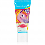 Brush Baby Natural Strawberry Laste hambapasta maasikamaitseline &uuml;le 3-aastastele 50 ml
