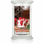 Kringle Candle Classic Strawberries & Cream l&otilde;hnak&uuml;&uuml;nal 623 g