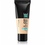 MAYBELLINE NEW YORK Fit Me! Matte+Poreless Matistav jumestus normaalsele ja rasusele nahale varjund 110 Porcelain 30 ml