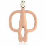 Matchstick Monkey Teething Toy and Gel Applicator n&auml;rimism&auml;nguasi kaks-&uuml;hes pintsliga Peach Salmon 1 tk