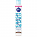 NIVEA Fresh Revive Kuiv&scaron;ampoon maksimaalse kohevuse jaoks Dark Tones 200 ml