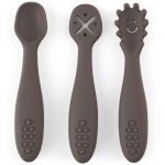 Petite&Mars Take&Match 6m+ lusikas lastele Bitter Cocoa 3 tk