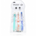 Saro Baby Toothbrushes hambaharjad lastele +6m 3 tk