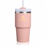 Stanley Quencher H2.O FlowState&trade; Tumbler k&otilde;rrega roostevabast terasest joogitops v&auml;ike Peach Rose 590 ml