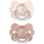 Suavinex Butterfly Wonderland SX Pro Physiological 0-6 m lutt Pink 2 tk
