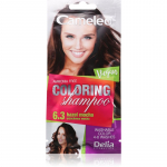 Delia Cosmetics Cameleo Coloring Shampoo Toniseeriv &scaron;ampoon juustele varjund 6.3 Hazel Mocha 40 ml