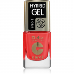 Delia Cosmetics Coral Nail Enamel Hybrid Gel Geelk&uuml;&uuml;nelakk varjund 146 11 ml